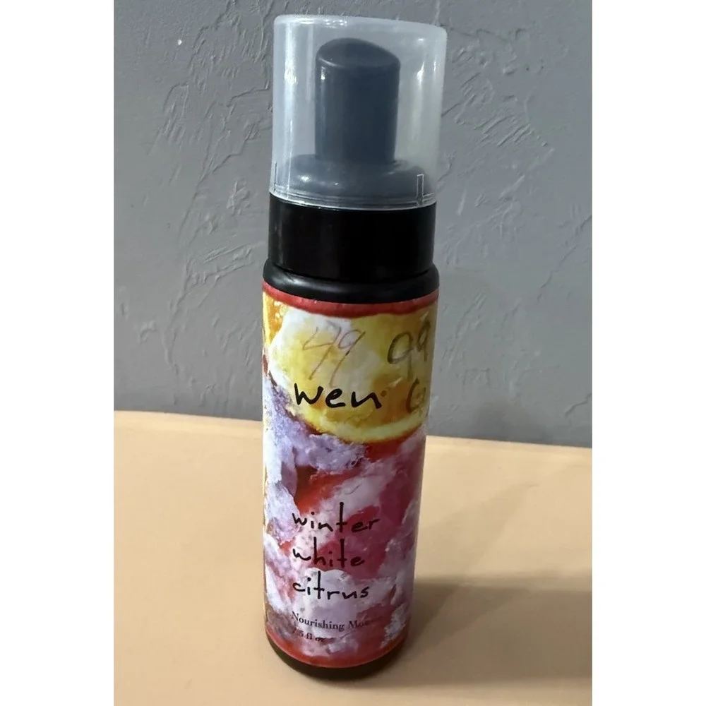 WEN Winter White Citrus Nourishing Mousse ‎ 7.5 Oz Full Size Chaz Dean Pump